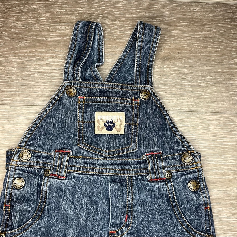 Vintage Sprockets Overalls 18 Months